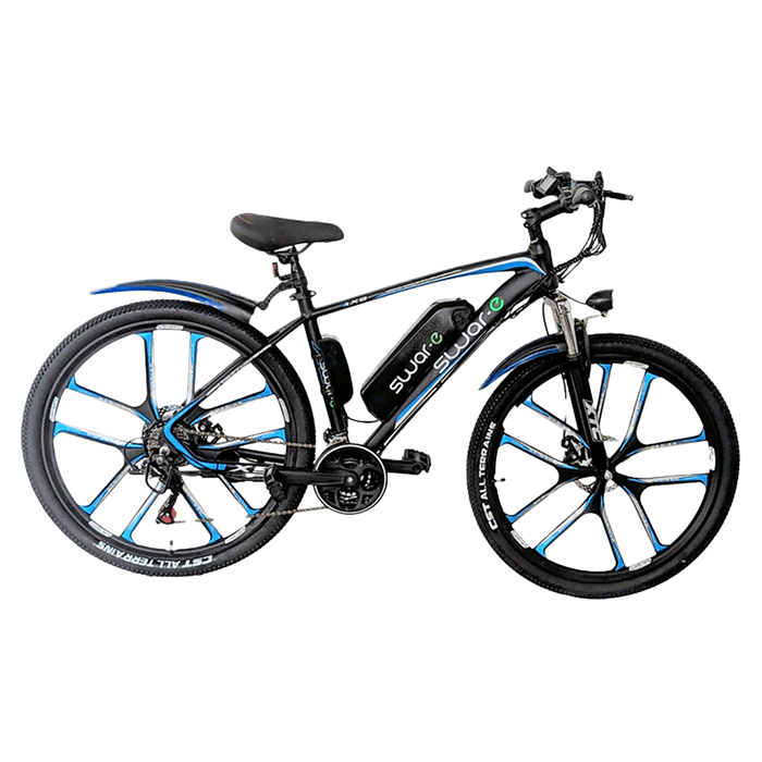 Swar-E Bike 2024 - Blue & Black (SB27-350) - www.Shopthatapp.com
