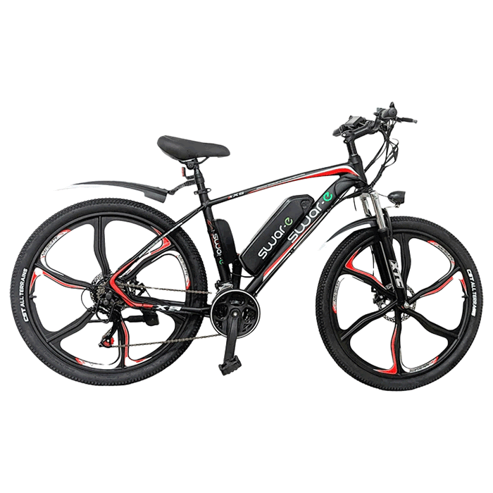 Swar-E Bike 2024 - Red & Black (SB26-350) - www.Shopthatapp.com
