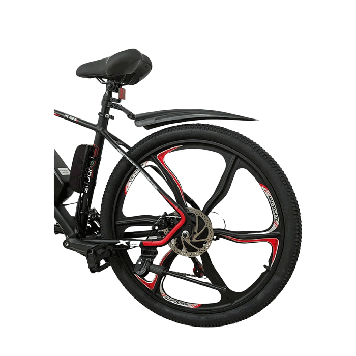 Swar-E Bike 2024 - Red & Black (SB26-350) - www.Shopthatapp.com