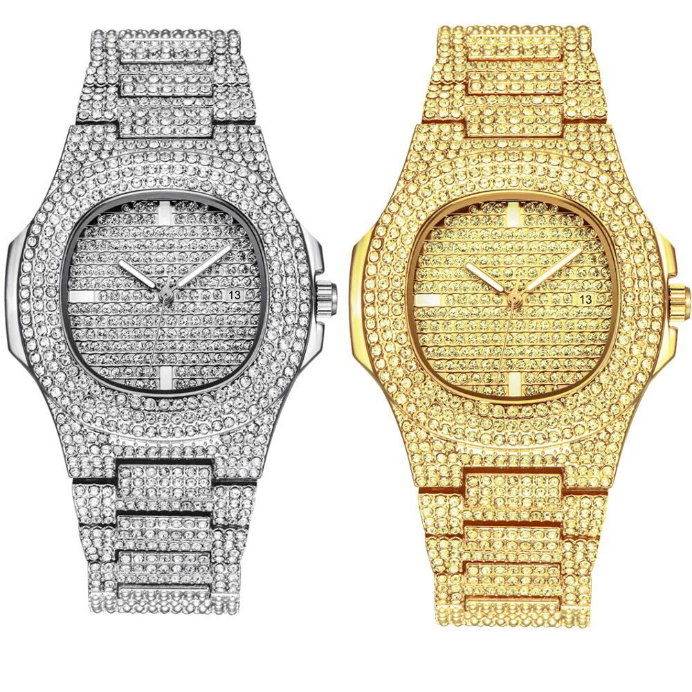 Tennis Bracelet and Watch - Gold - www.Shopthatapp.com