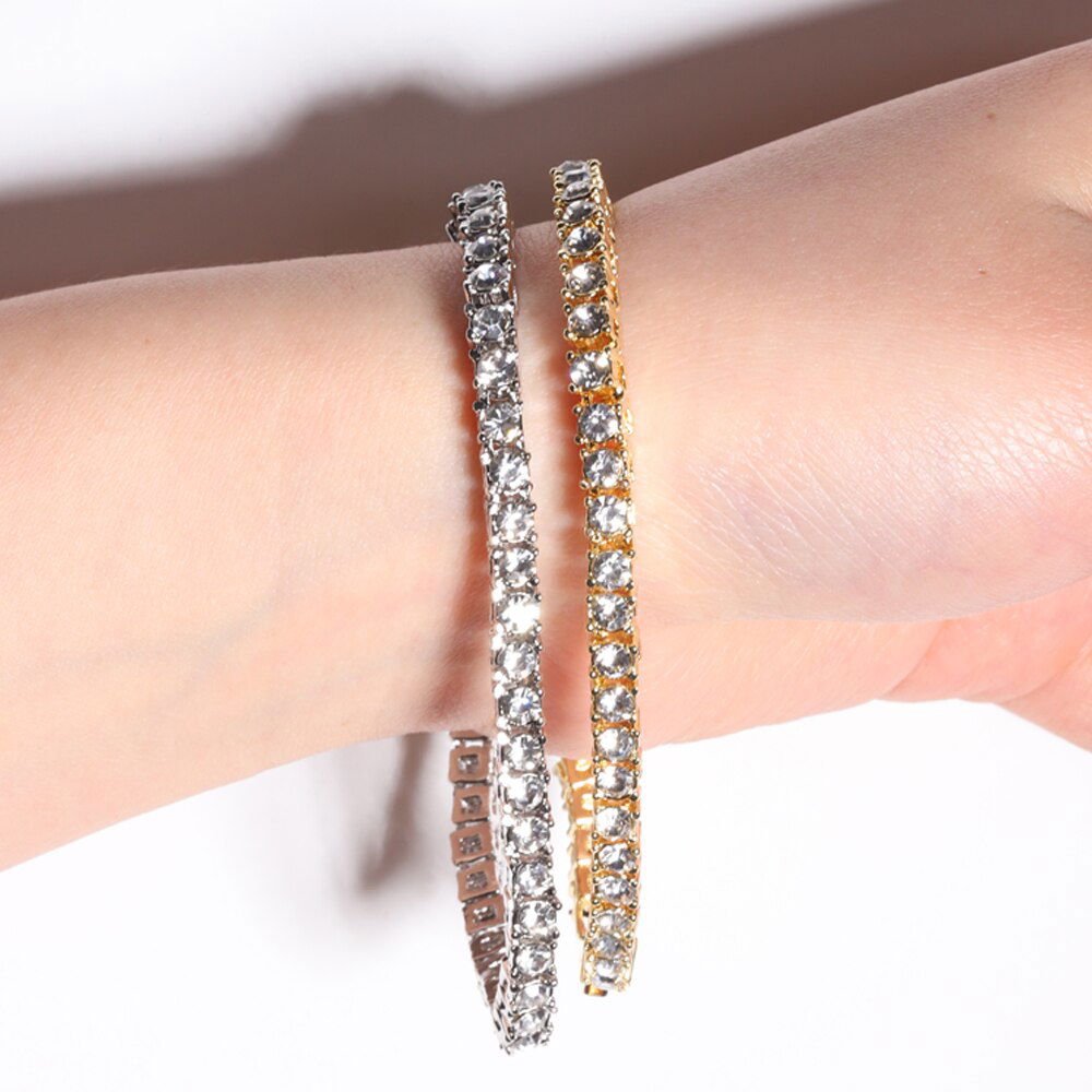 Tennis Bracelet and Watch Set - Silver - www.Shopthatapp.com
