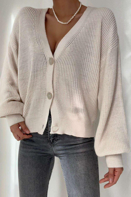 Thessaloniki Buttoned Cardigan - www.Shopthatapp.com