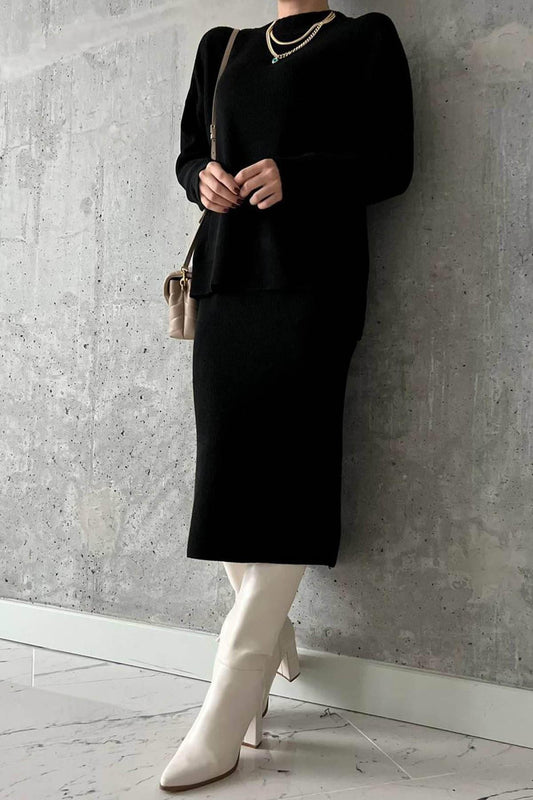 Thessaloniki Knitwear Skirt Set - www.Shopthatapp.com