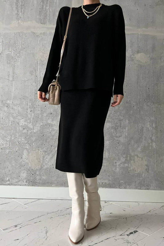 Thessaloniki Knitwear Skirt Set - www.Shopthatapp.com