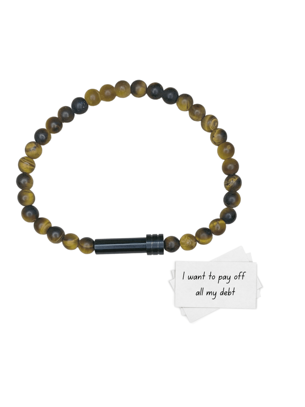 Bracelet d'intention en œil de tigre
