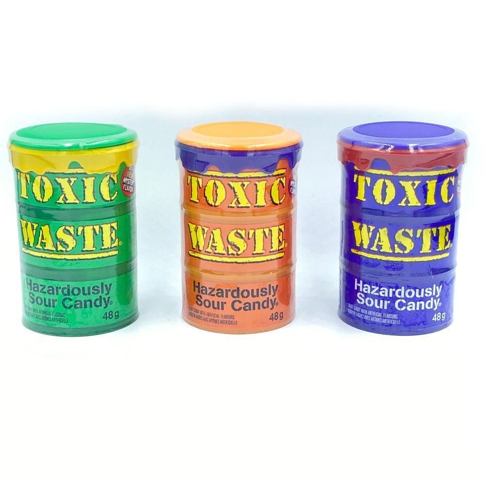 Toxic Waste Hazardously Sour Candy Mystery Flavor - www.Shopthatapp.com