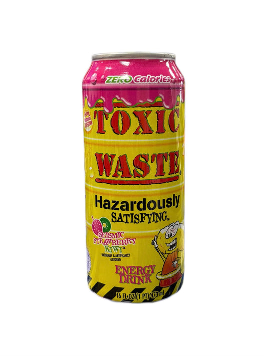 Toxic Waste Seismic Strawberry Kiwi Energy Drink 473ML - www.Shopthatapp.com