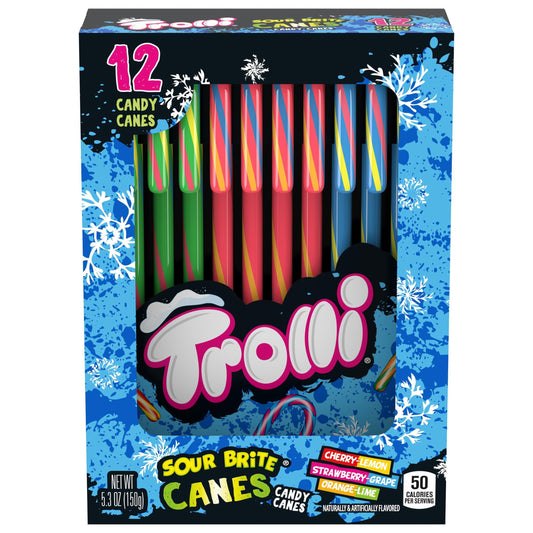 Trolli Sour Brite Candy Canes - 12 Count - www.Shopthatapp.com