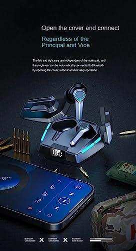 TUTT JX10 TWS Wireless Earbud Gaming BT 5.3 | Headset Sport LED Display | Noise Cancelling Earphones for Pro Gamers
