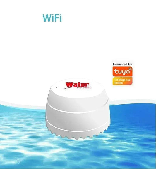 Tuya WiFi Smart Leakage Sensor Alarm Home Overflow Flood Detector With Buzzer - www.Shopthatapp.com