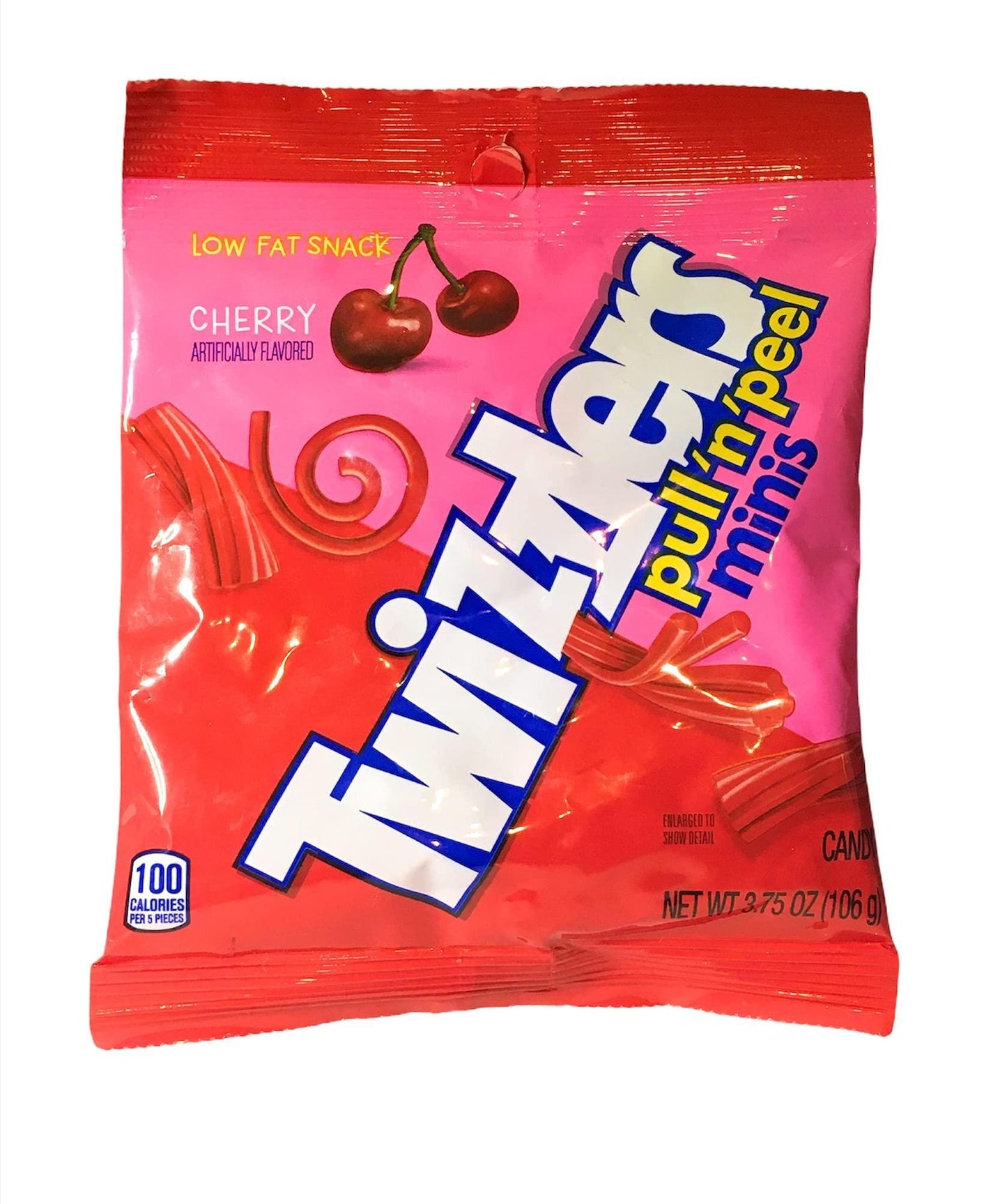 Twizzlers Pull n Peel Minis Cherry Bag 3.75OZ - www.Shopthatapp.com