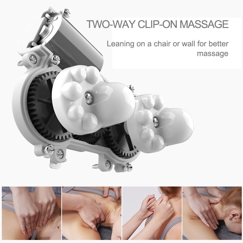 Oreiller de massage électrique portable en forme de U pour le cou