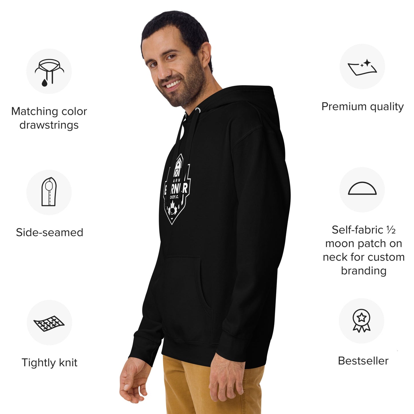Unisex Barn Burner Hockey Hoodie - www.Shopthatapp.com
