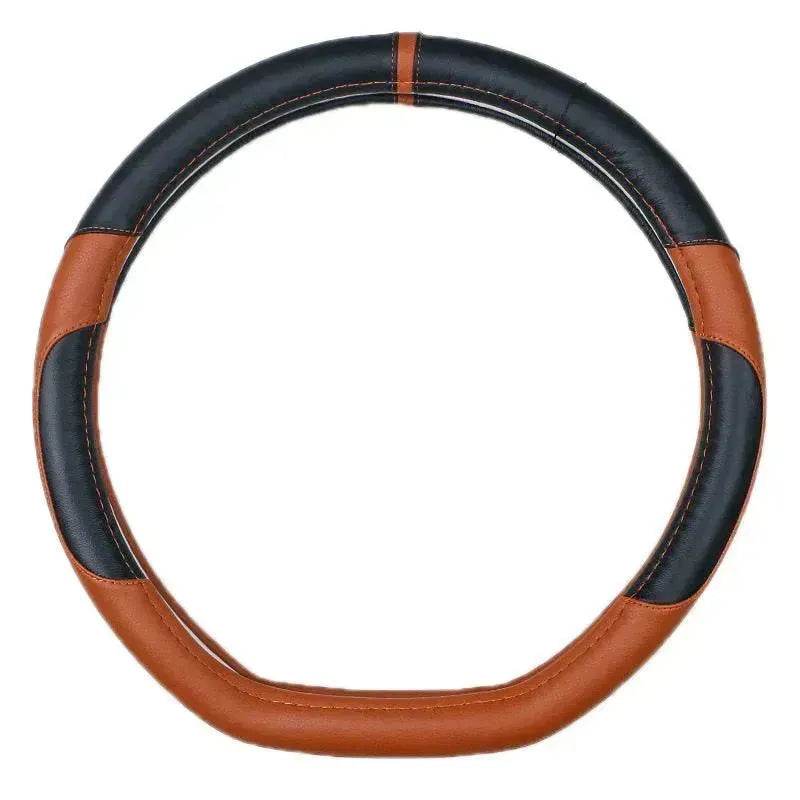 Universal Leather Steering Wheel Cover Suitable for the Four Season. - www.Shopthatapp.com