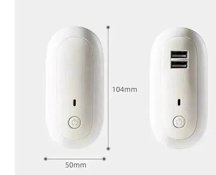 USB Remote Control Wall Lamp Timing Dimming Night Light Simple Bedroom Living Room Corridor LED Wall Lamp Socket - www.Shopthatapp.com