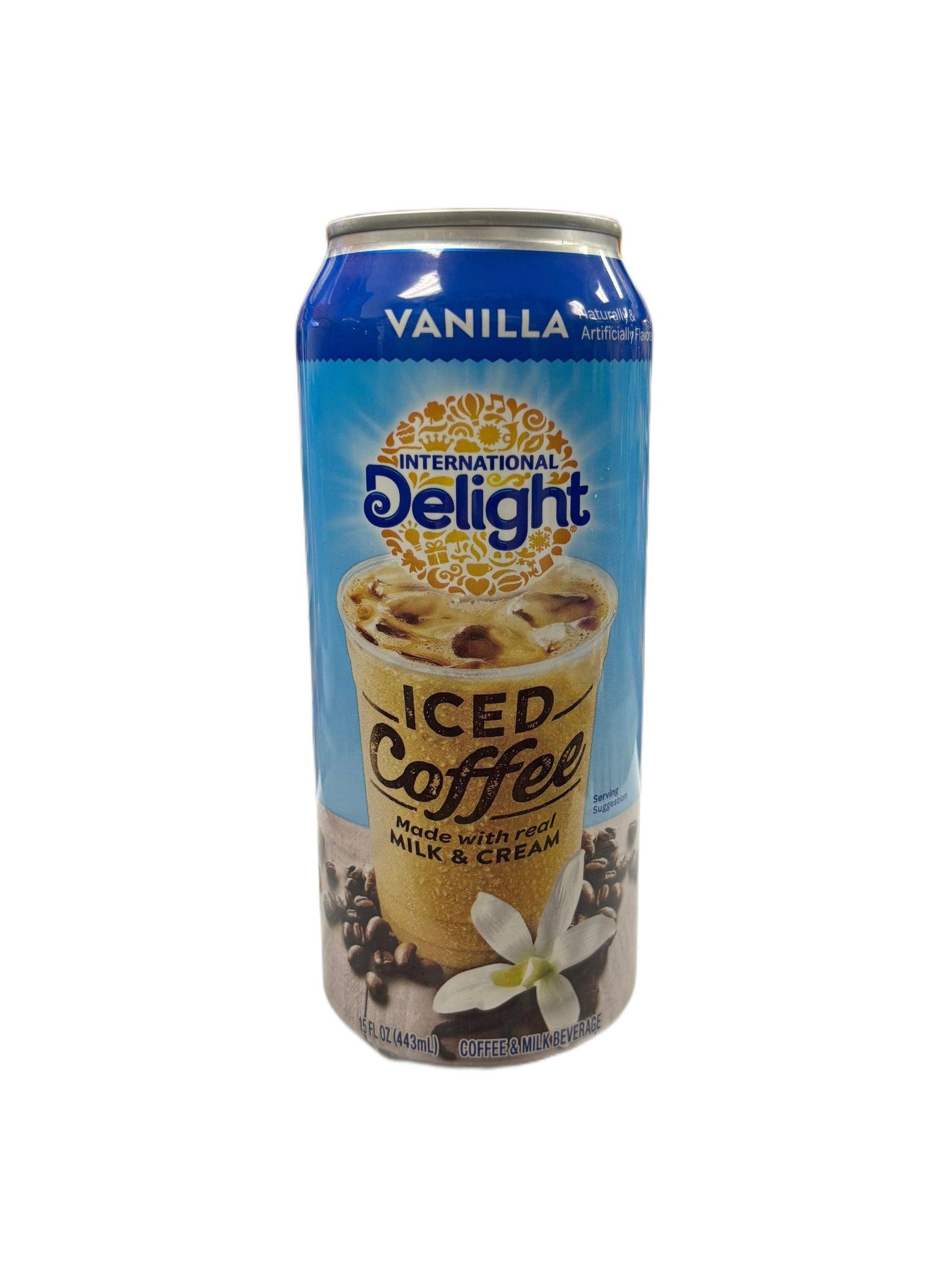 Vanilla International Delight Iced Coffee 443ML BB 12/24 - www.Shopthatapp.com