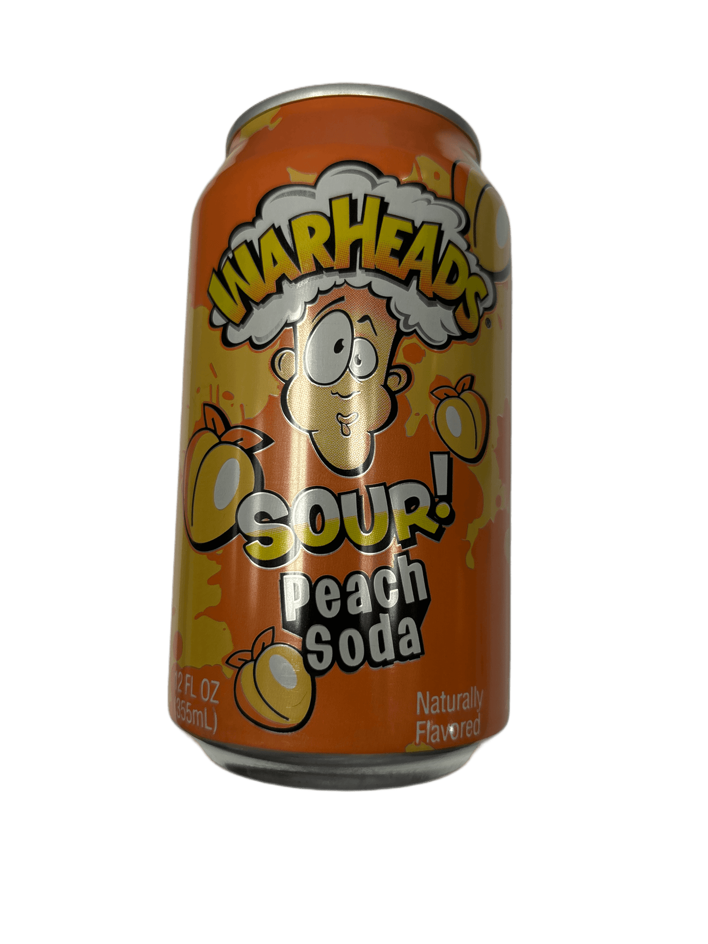 Warheads Sour! Peach Soda 12OZ - www.Shopthatapp.com