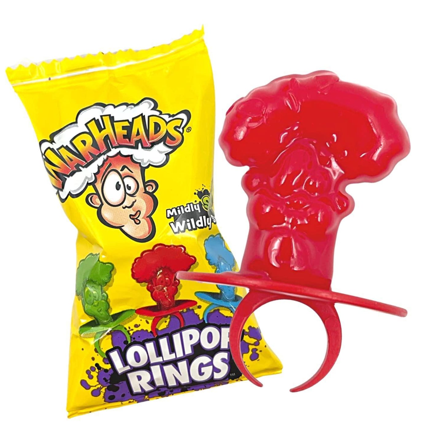 Warheads Sweet & Sour Lollipop Rings - www.Shopthatapp.com
