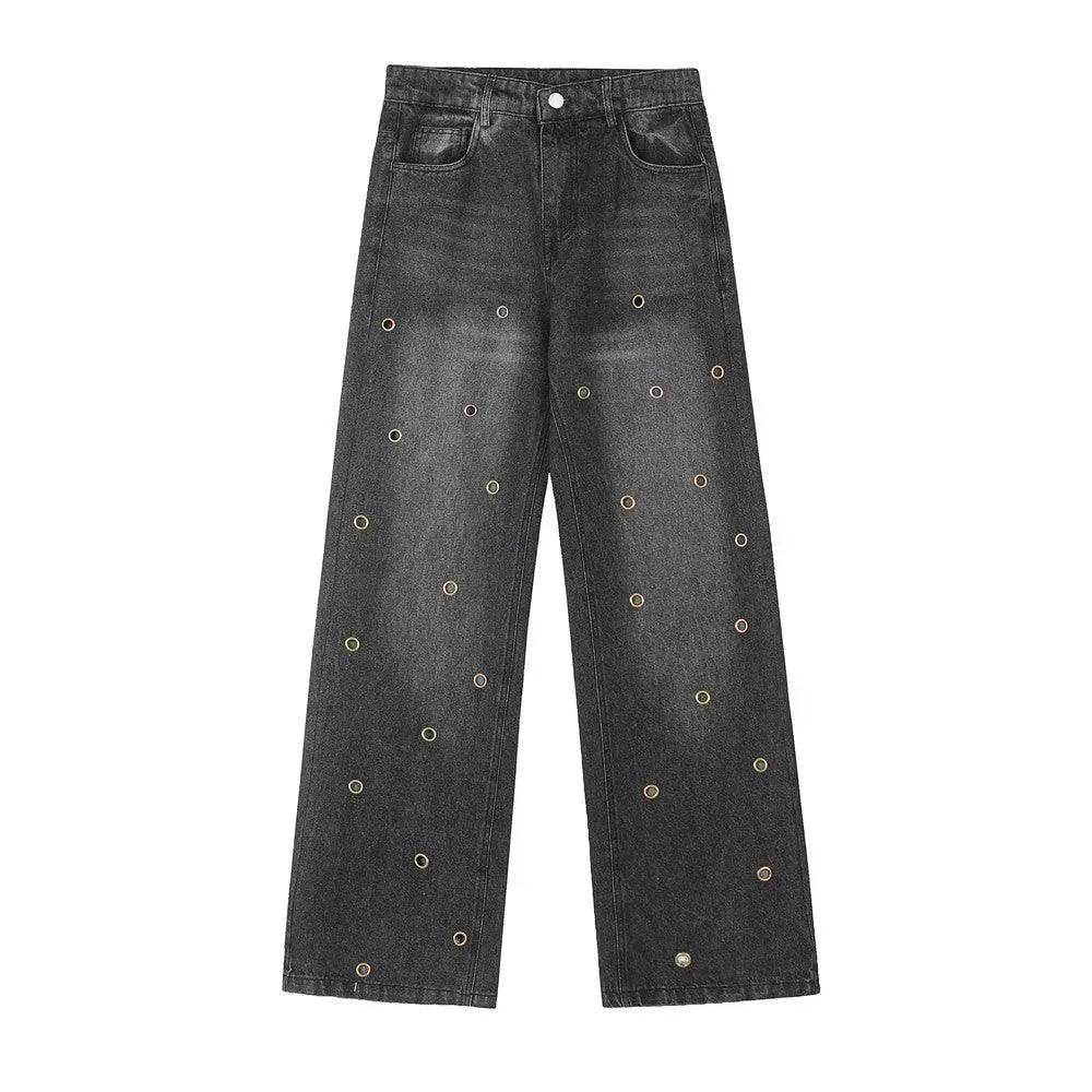 Washing Hole Do The Old Cowboy Straight-leg Trousers - www.Shopthatapp.com
