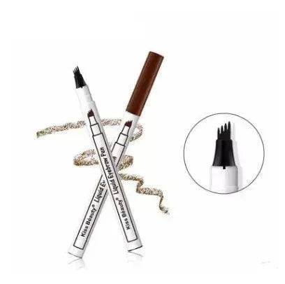 Waterproof Natural Eyebrow Pen Four-claw Eye Brow Tint Fork Tip Eyebrow Tattoo Pencil - www.Shopthatapp.com