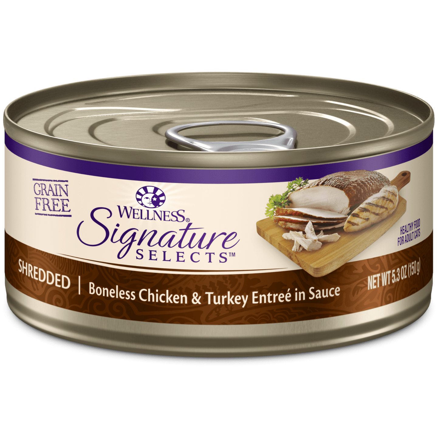 Wellness CORE® Signature Selects® Shredded Chicken & Turkey Cat Wet Food - www.Shopthatapp.com