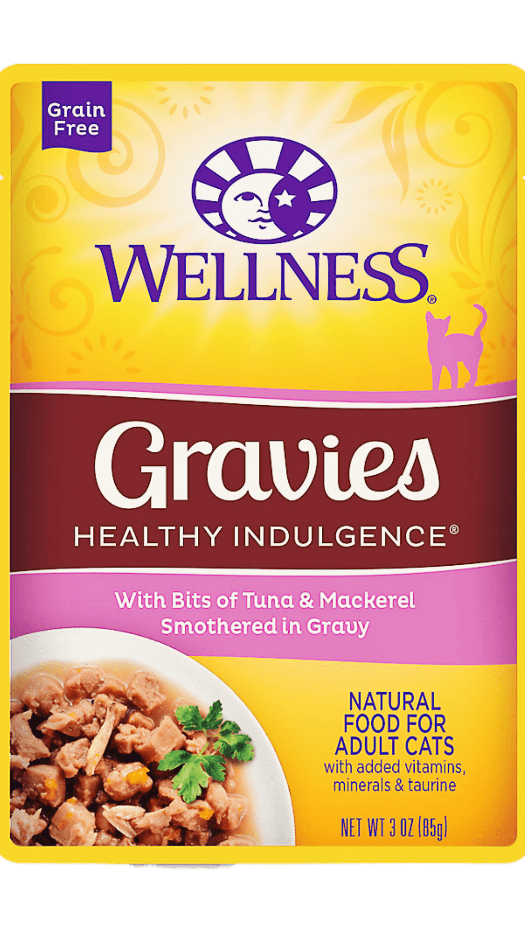 Wellness Healthy Indulgence® Gravies Tuna & Mackerel - Cat Wet Food (3 oz) - EXPIRES Aug 19 2024 - www.Shopthatapp.com