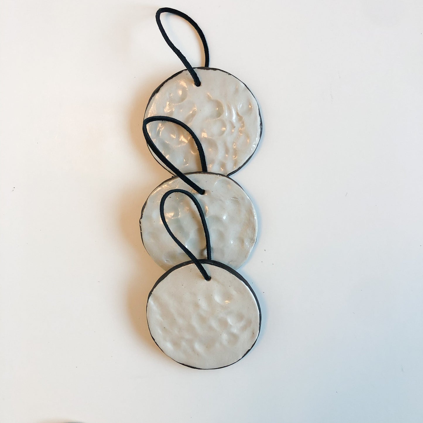 White Farmhouse Ceramic Ornament - www.Shopthatapp.com
