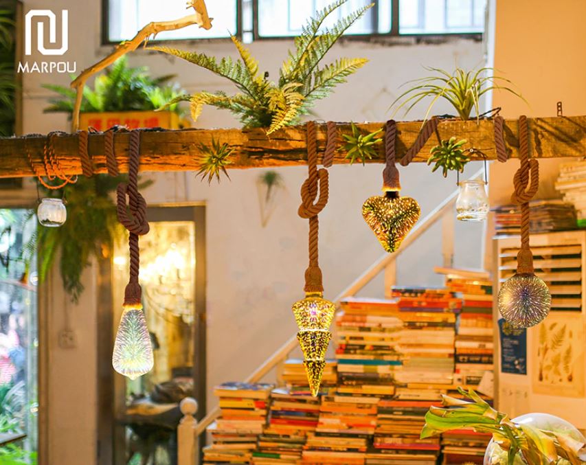 Wicker Rope Pendant Light - www.Shopthatapp.com