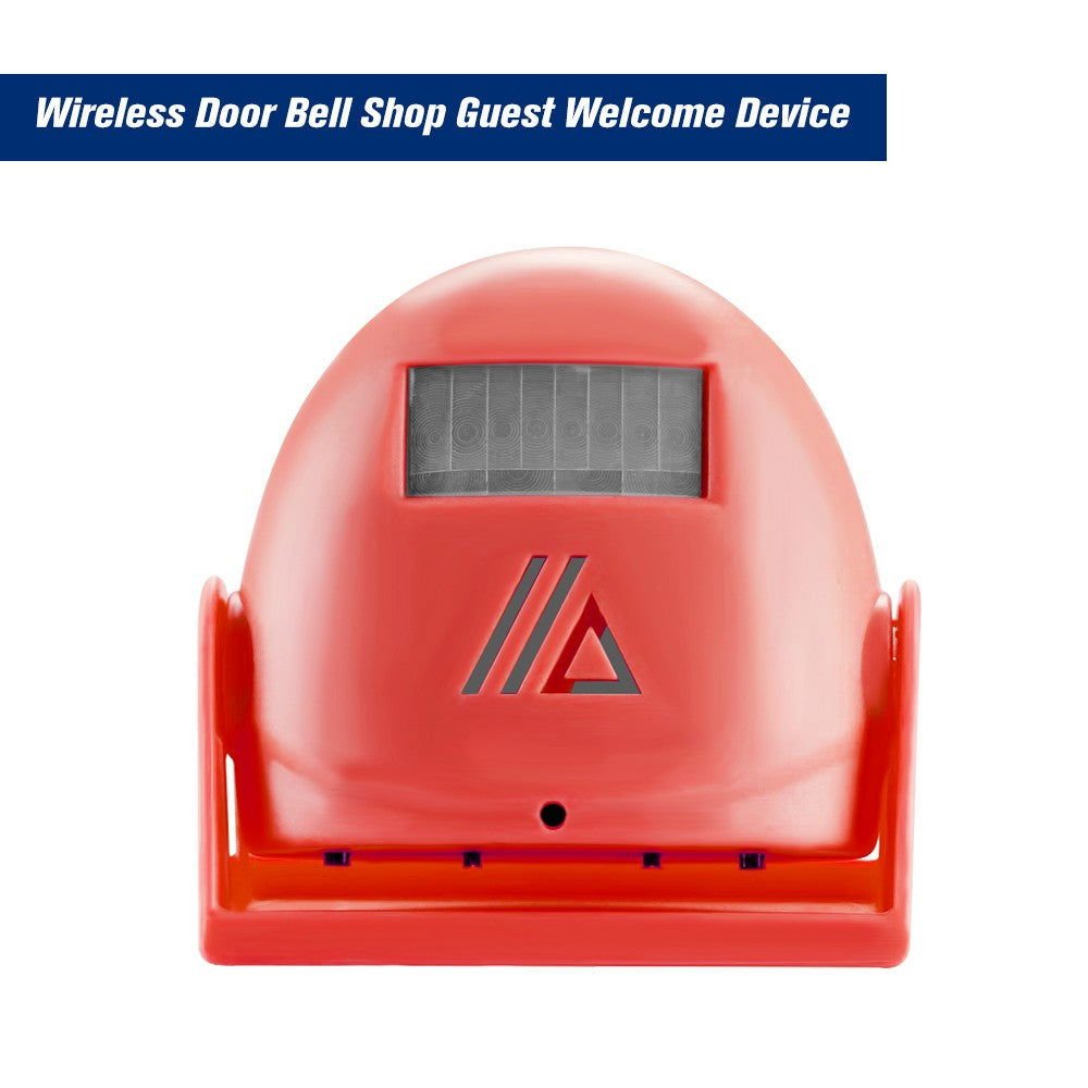 Wireless Door Bell Shop Guest Welcome Device Infrared Motion Sensor Home Anti-theft Alarm,Yellow - www.Shopthatapp.com