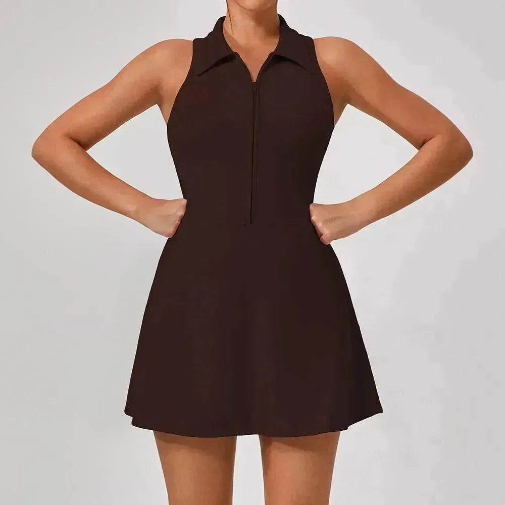 Women High Waist Sports Fitness Dress - www.Shopthatapp.com