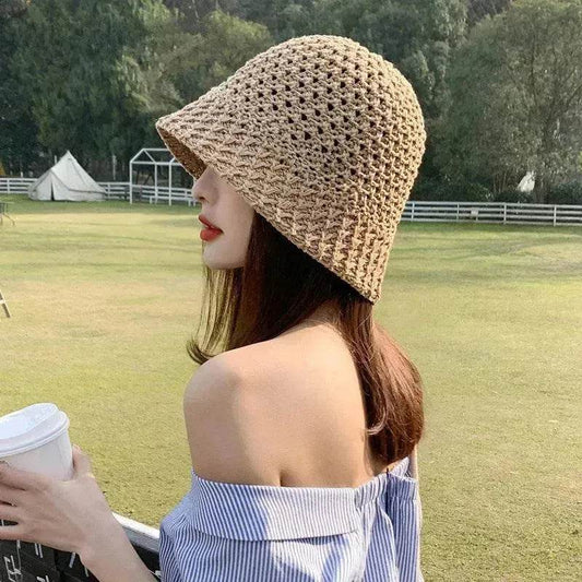 Women's Spring And Summer Hollow Sun Protection Hat - www.Shopthatapp.com