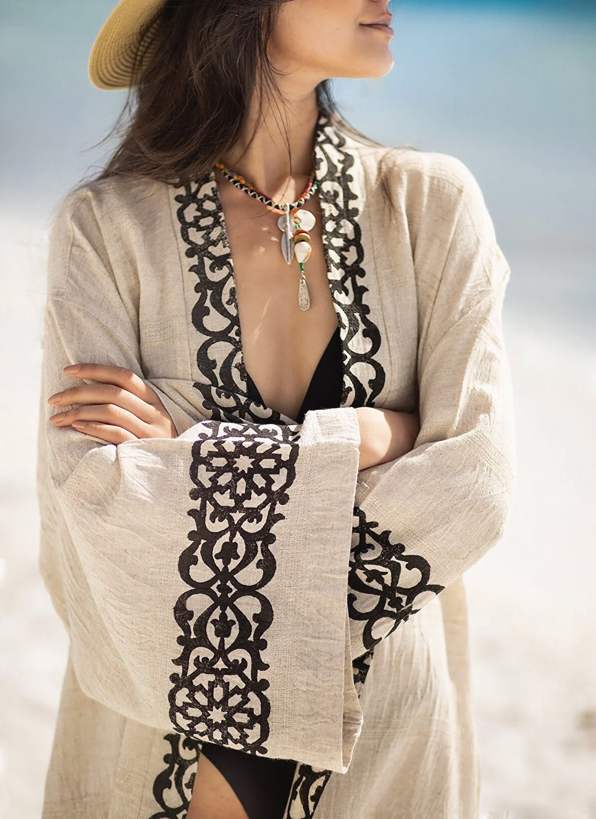 Goddess Linen Kimono - www.Shopthatapp.com