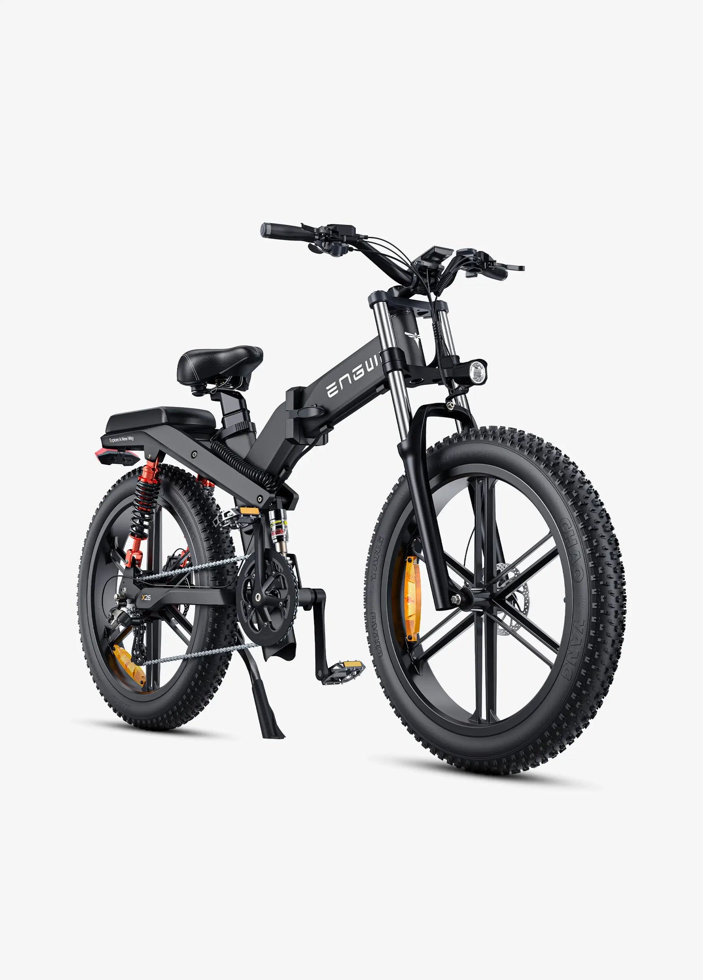 ENGWE X26 25 km/h 29.2Ah Dual Batteries Triple SuspensionFoldable E-bike - www.Shopthatapp.com