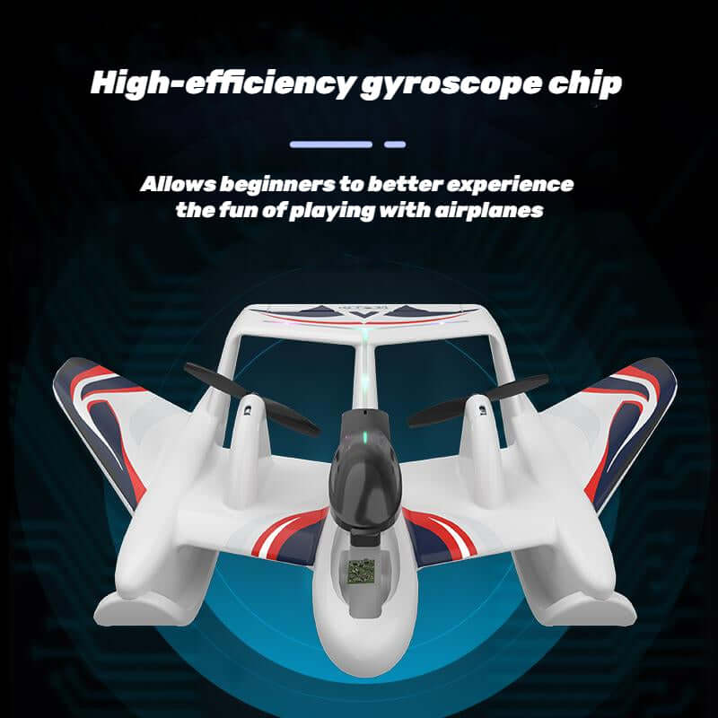 Planeur Kidstoylover Mer, Terre, Air avec gyroscope et LED