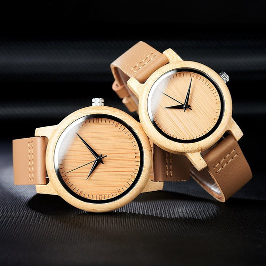 ZenWood Bamboo Wrist Watch - www.Shopthatapp.com