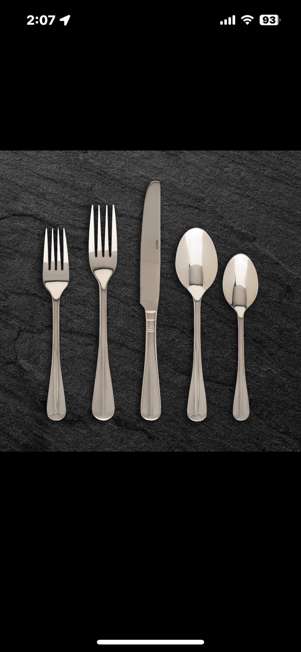Elegant stainless steel cutlery Canada set including forks, knife and spoons for dining