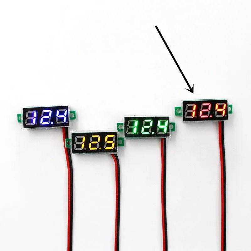 0.28 Ultra-small DC Voltmeter Digital LED Display Adjustable - www.Shopthatapp.com