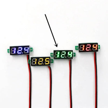 0.28 Ultra-small DC Voltmeter Digital LED Display Adjustable - www.Shopthatapp.com