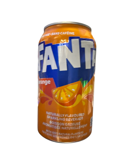 Fanta Orange Flavoured Can 355ML - Canadian Edition