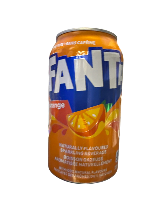 Fanta Orange Flavoured Can 355ML - Canadian Edition