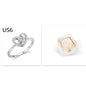 Fashion Acrylic Rotating  Valentine  Rose Jewelry gift  Box - www.Shopthatapp.com