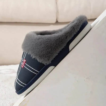 Winter Warm Slugged Bottom Plush Slippers - www.Shopthatapp.com