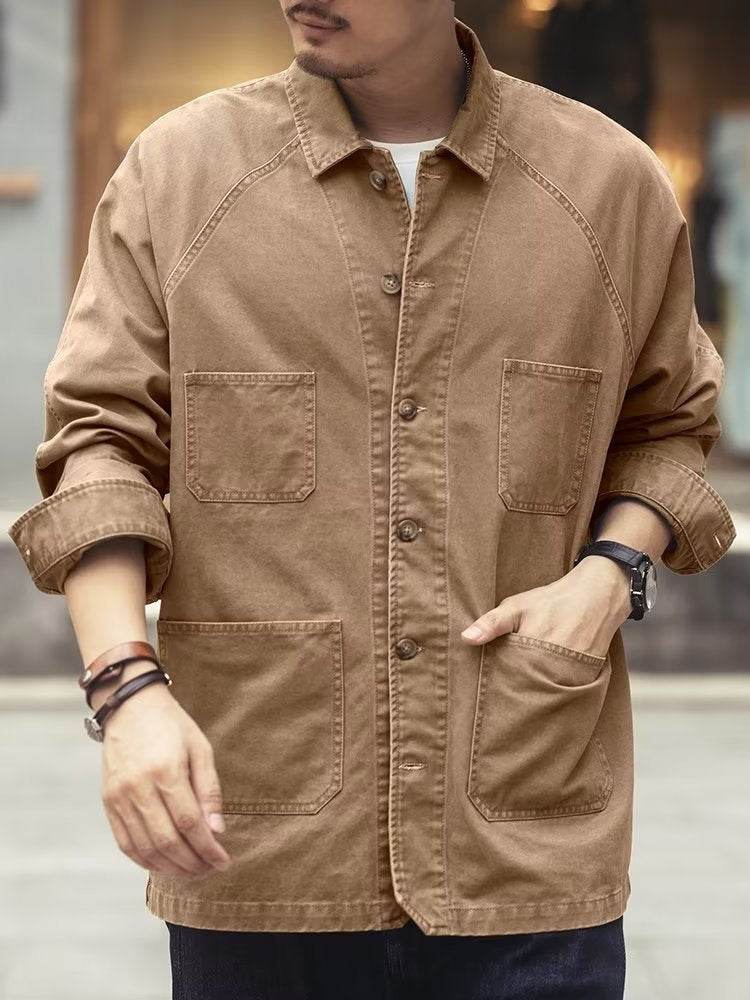 Versatile Casual Denim Jacket For Men Jeans - www.Shopthatapp.com