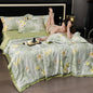 Printed Washed Tencel Summer Cooling Duvet Four-piece Set - www.Shopthatapp.com