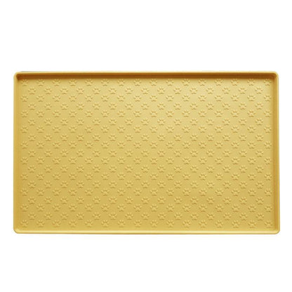 Spot Pet Mat, Waterproof And Easy To Clean Silicone Dog Mat, Cat Mat, Square Pet Placemat, Pet Supplies