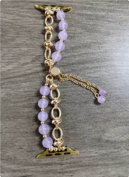 Women Fashion Smart watch Beaded Replacement Watch strap - www.Shopthatapp.com