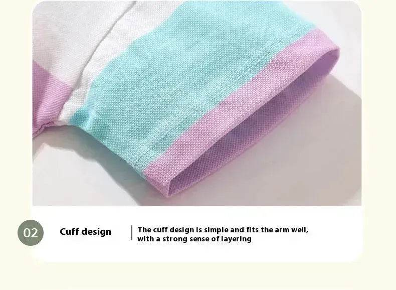 Polo Shirt  for boys Short Sleeve Striped  cotton shirt for baby boys - www.Shopthatapp.com