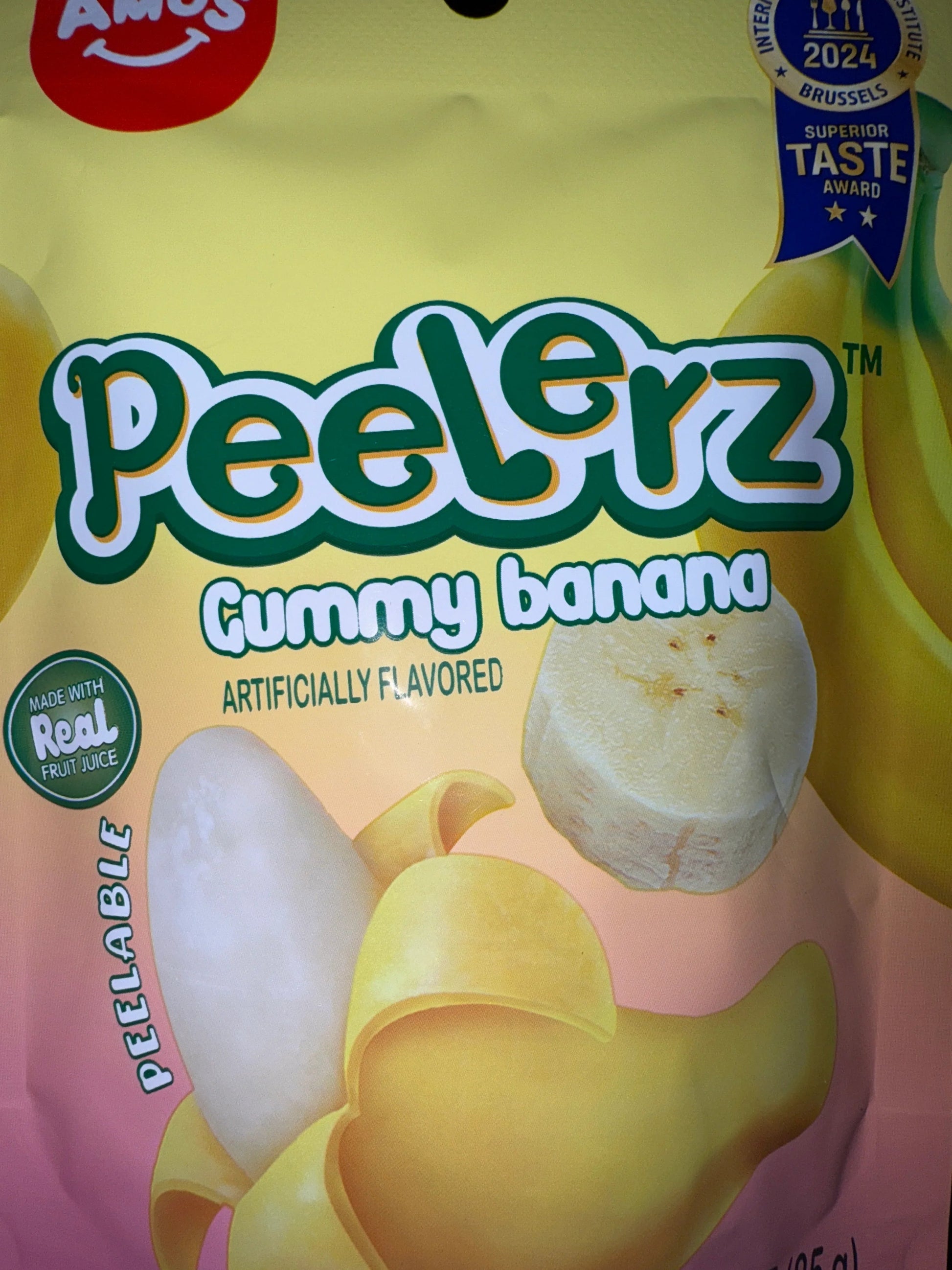 Amos Peelerz Gummy Banana 85G - U.S Edition - www.Shopthatapp.com