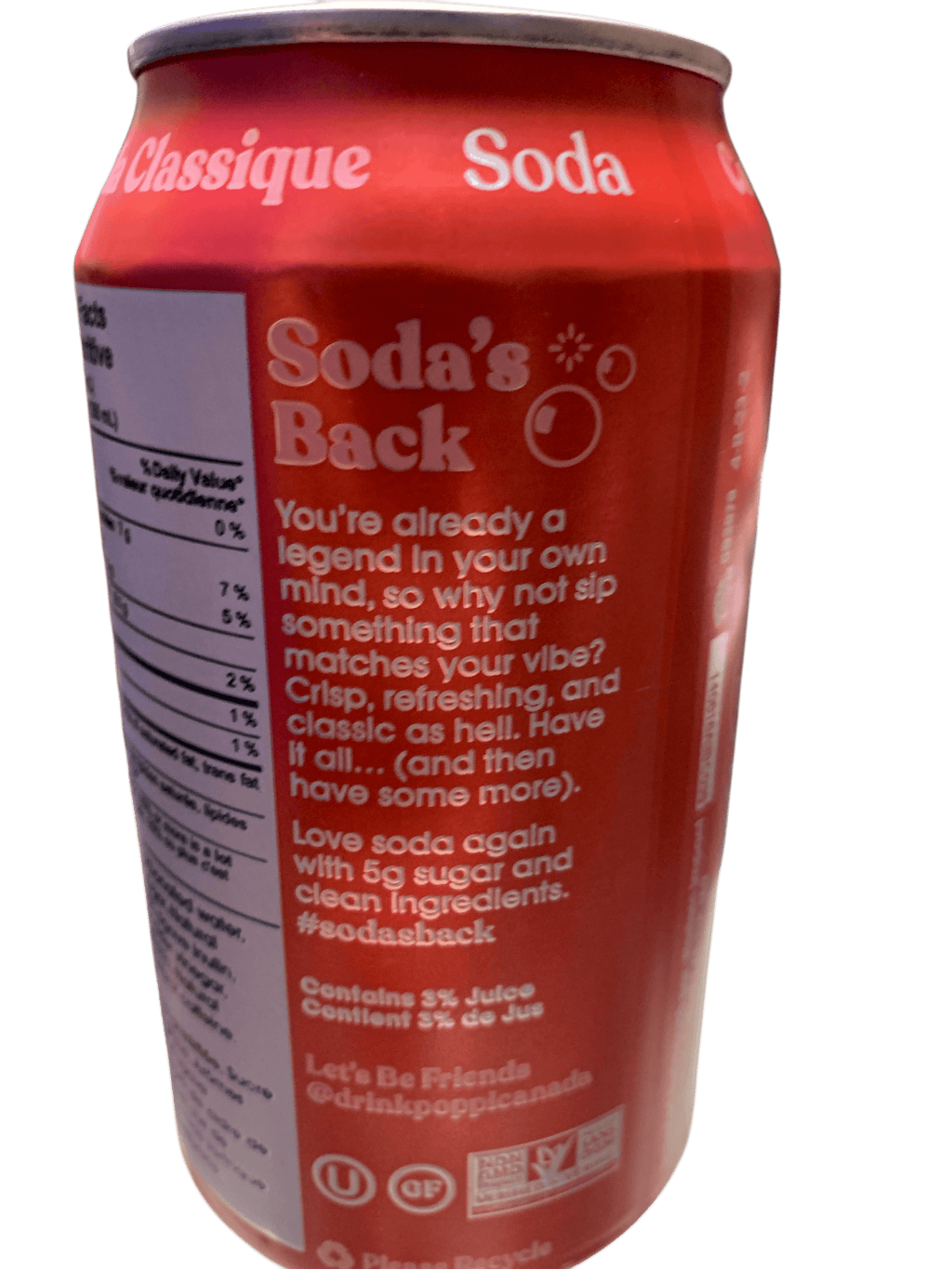 Poppi Classic Cola Soda 355ML - Canadian Edition - www.Shopthatapp.com