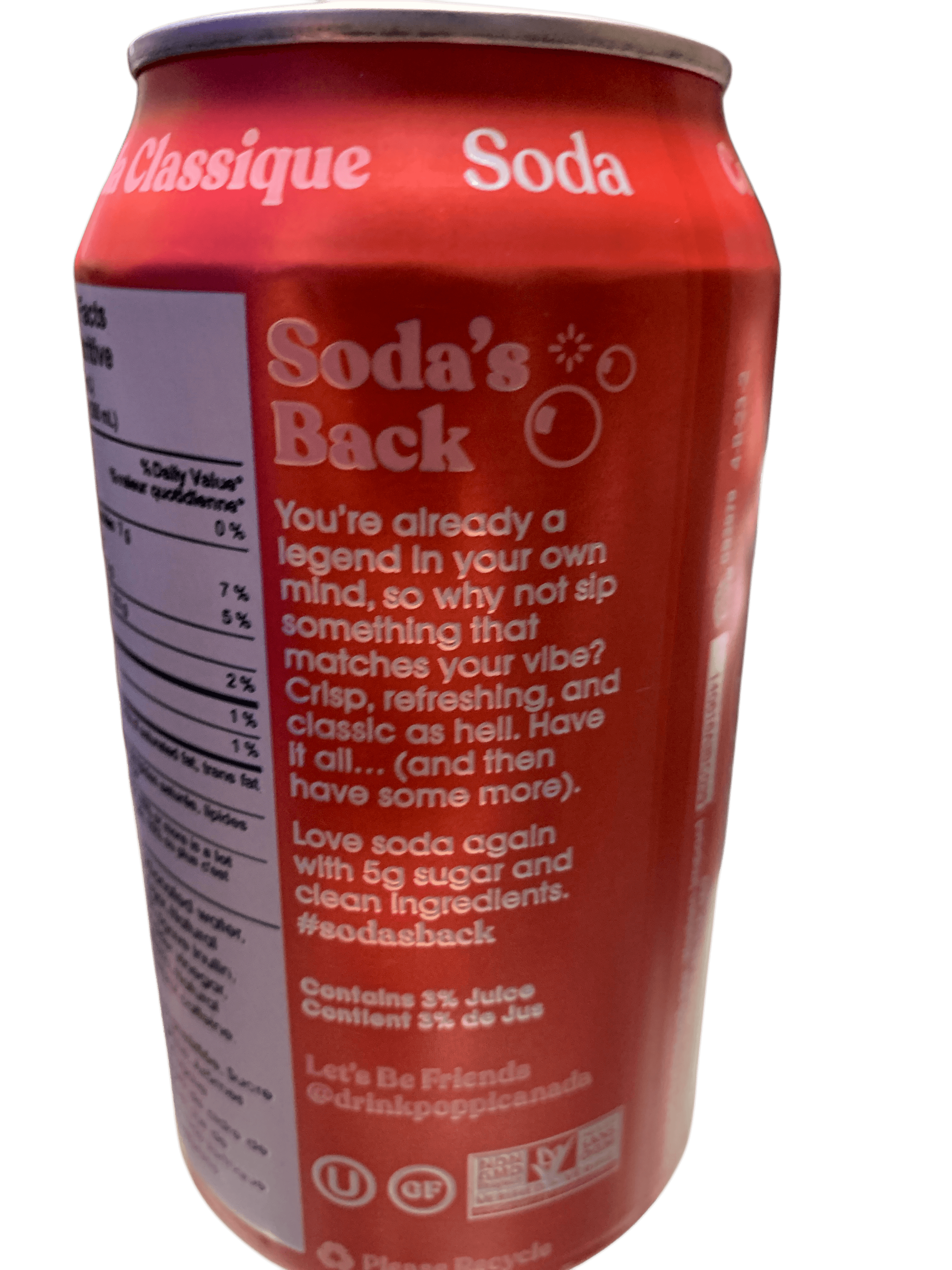 Poppi Classic Cola Soda 355ML - Canadian Edition - www.Shopthatapp.com